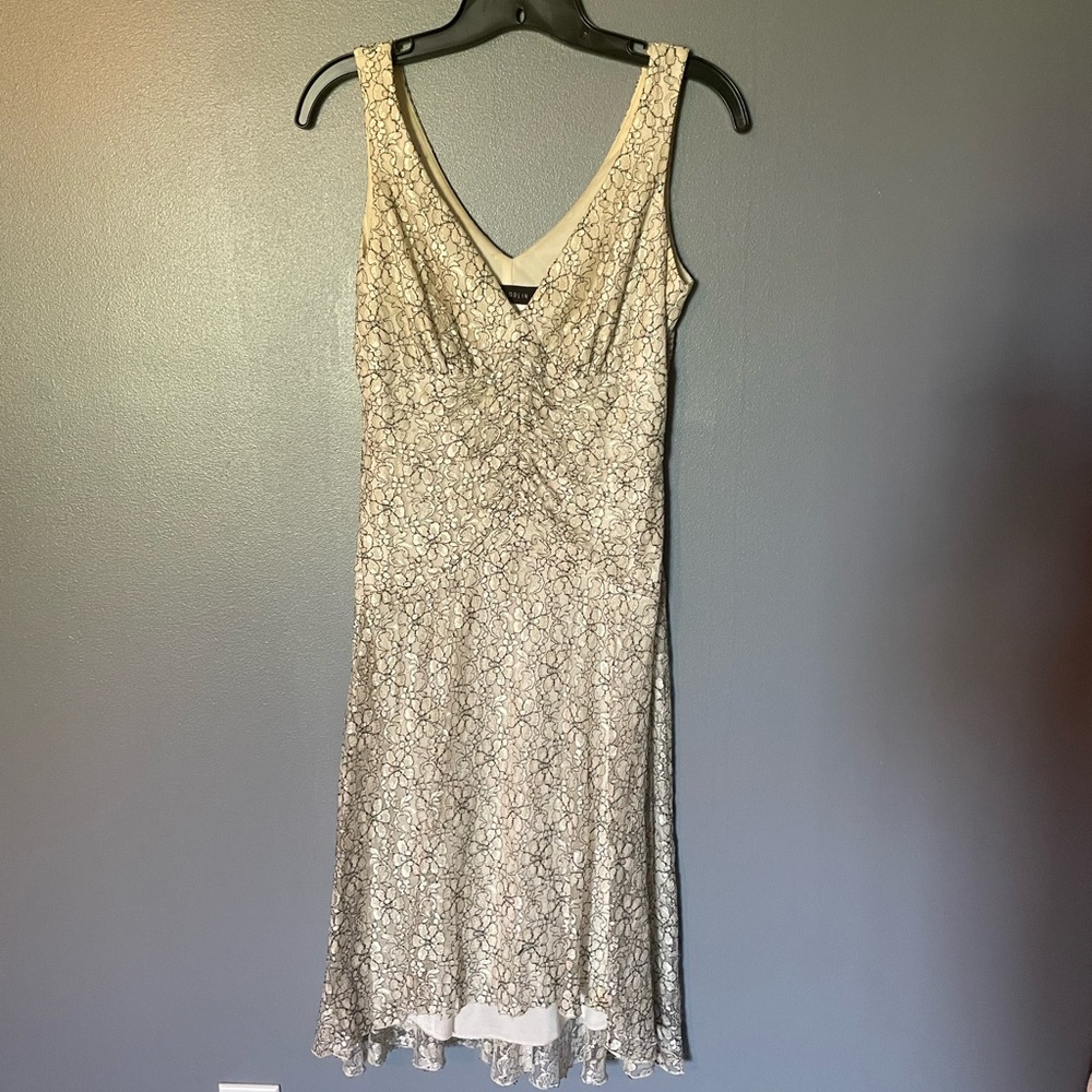 White mid dress